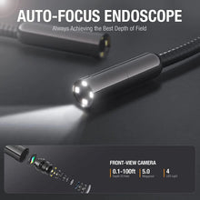 将图片加载到图库查看器，TESLONG NTS500 Industrial Endoscope Pipe Inspection Camera Car Borescope 5.0 Color Screen HD 1080p Endoscopio
