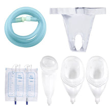 将图片加载到图库查看器，Reusable Hypo-allergenic Men Older Woman Silicone Urine collector Bags Adults Urinal with Urine Catheter Bags Male Female Toilet
