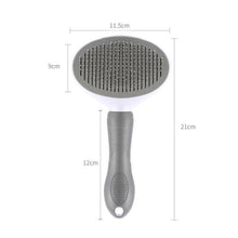 Load image into Gallery viewer, Pet Hair Remover Dog Brush Cat Comb Grooming Tools Dogs Accessories Cat Supplies Stainless Steel Beauty Massage Comb  Dog Cat Brush Pet Brush for Long and Short Hair with Self-Cleaning Brush

