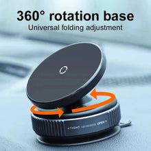 Load image into Gallery viewer, Magnetic Suction Phone Mount 360° Adjustable Vacuum Foldable Phone Holder Car Mounted Adsorption Bracket Universal Car Bracket
