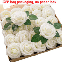 Load image into Gallery viewer, 25pcs Artificial Flowers, Fake Flowers Roses W/stem For DIY Wedding Bouquets Centerpieces Arrangements Party Home Decorations
