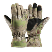 Load image into Gallery viewer, Men Women Winter Tactics Outdoors Camouflage Thickened Ski Gloves Waterproof Touch Screen Skiing Camping Cycling Fishing Glove
