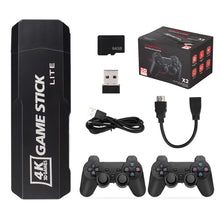 将图片加载到图库查看器，4K HD Wireless Controllers 40000+ Games 2.4G Arcade Console Support TF Card Expansion TV Mini Game Console Max 256GB for PS1

