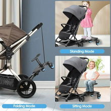 将图片加载到图库查看器，Universal Stroller Step Board with Seat for Second Child
