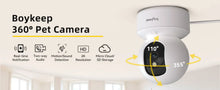 Load image into Gallery viewer, BoyKeep Smart Camera 2K Security Protection Wifi Surveillance 5G/2.4GHz Indoor Baby Night Vision 360° Pan &amp; Tilt 2-Way Audio K30
