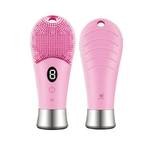 Load image into Gallery viewer, Electric Silicone Facial Cleanser Massager 9 Gear Sonic Waterproof Rechargeable Exfoliating Electric Face Scrubber Clean Brush
