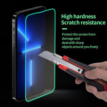 Load image into Gallery viewer, 2Pcs Luminous Protective Glass For iPhone 14 13 12 11 Pro Max X XR XS Screen Protector For 7 8 6 Plus SE3 Glowing Tempered Glass  Luminous Glowing Tempered Glass Screen Protector for iPhone
