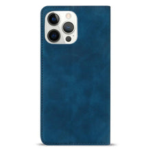 Load image into Gallery viewer, Wallet Skin Friendly Magnetic Flip With Card Slot Leather Case For iPhone 14 Pro Max 13 12 11 SE X XR XS Max Popular PU Leather Impact Resistant Built-In Magnet Card Holder Pockets Stand Function
