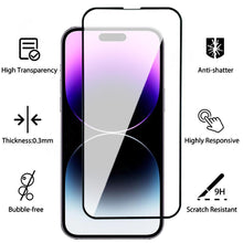 将图片加载到图库查看器，20000D Full Tempered Glass For iPhone 14 13 12 11 Pro Max mini Screen Protector iPhone X XR XS Max 7 8 Plus SE Glass Film 9H Hardness HD Screen Protector For iPhone

