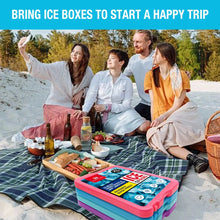 Load image into Gallery viewer, Slim Reusable Ice Packs for Lunch Box – Long-Lasting Freezer Cool Packs for Lunch Bags &amp; Coolers (Set of 4)
