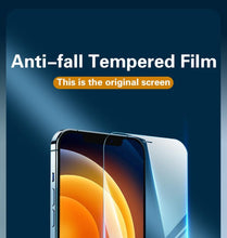 将图片加载到图库查看器，4Pcs Full Cover Protection Glass On the For iPhone 13 12 11 14 Pro Screen Protector For iPhone 6s 7 8 Plus 5s 14 XR XS MAX Glass Case-Friendly Transparent Tempered Glass Screen Protector
