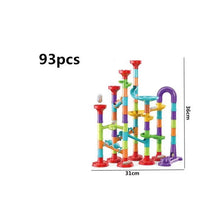 Load image into Gallery viewer, Marble Run Race Track Building Blocks 3D Maze Toy

