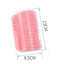 Load image into Gallery viewer, Cat Corner Brush Comb Massager with Catnip – Self-Grooming Wall Arch Scratcher &amp; Hair Removal Tool for Cats
