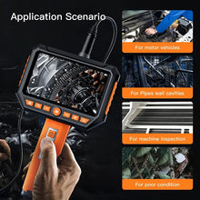 Load image into Gallery viewer, 1080P 8mm Triple &amp; Dual Lens Handheld Endoscope Camera with 5 "IPS LCD WiFi Inspection Camera For Car Sewer Inspection With Case
