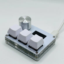 Load image into Gallery viewer, O3C SayoDevice OSU O3C Rapid Trigger Hall Switches Magnetic Pink Switches Keyboard With Knob Screen Copy Paste Shotcut
