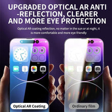 Load image into Gallery viewer, 100D Full Cover Tempered Glass For iPhone 14 11 12 13 Pro Max XR X Screen Protector On iPhone 14 Pro Max Curved Protective Glass Screen Protector Tempered Glass Military Shatterproof &amp; Longest Durable Screen Protector For iPhone
