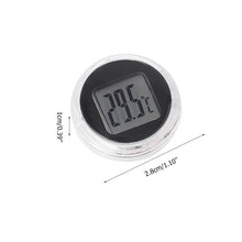 Load image into Gallery viewer, 2.8cm Mini Digital Thermometer Universal Indoor Outdoor Waterproof Temperature Monitor Gauge Home Wall Motorcycle Self-adhesive
