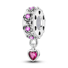 将图片加载到图库查看器，100% 925 Sterling Silver Rainbow Zircon Butterfly Dragon Silicone Stopper Charms - Colorful Beads for DIY Bracelets, Customizable Jewelry for All Occasions
