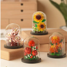 将图片加载到图库查看器，Eternal Flower Bouquet Bonsai Potted Plant Micro Building Blocks Model Home Decoration Puzzle Toys Kids Birthday Christmas Gifts
