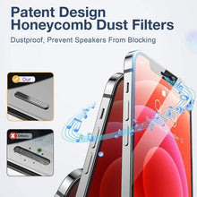 Load image into Gallery viewer, 2PCS Alloy Dust Net Tempered Glass for Iphone 14 13 12 11 Pro XS MAX XR Screen Protector for IPhone 13Mini 14Plus Protective Glass  Full Edge-to-Edge Screen Protection Glue Tempered Glass for iPhone
