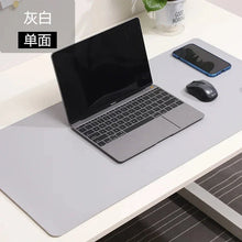Load image into Gallery viewer, Large White PU Leather Mouse Pad – Waterproof Non-Slip Gaming Desk Mat for Keyboard &amp; Computer Setup

