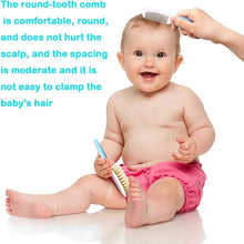 Load image into Gallery viewer, Baby Hair Brush Set – Soft Silicone Bristle Comb for Newborns
