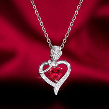 Load image into Gallery viewer, Elegant Style Heart shaped Pendant Necklace Hollow Design Mother's Day Gift Party Suitable for Best Friends Without Box
