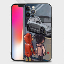 将图片加载到图库查看器，Boy Girl See Cool Sports Car Drift Case For iPhone 14 13 12 11 Pro Max Cover X XR XS Max 12Mini 13Mini 6 6S 7 8 Plus 5 5S Slim Back Cover Designer Matte Finish Hard Ultra Protective &amp; Anti Shock
