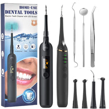 Load image into Gallery viewer, LED Electric Sonic Scaler Toothbrush Set Stains Dental Calculus Remover Tooth Cleaner Teeth Whitening Oral Irrigation Care Tools
