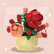 Load image into Gallery viewer, DIY Potted Plant Building Blocks Set - Rose Sunflower Succulents Bonsai Tree Romantic Garden Kids Model Bricks Toy Kit
