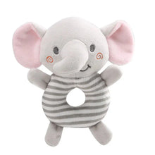 Load image into Gallery viewer, New Baby Rattle Toys Cartoon Animals Plush Infant Hand Ring Bed Toys for Newborn 0-24 Months Toddler Early Educational Toy
