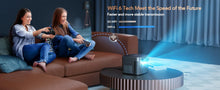 Load image into Gallery viewer, TOPTRO Projector 4K Android 9.0 26000 Lumens native 1080P WiFi6 Bluetooth Projector Auto Focus/Keystone Outdoor Home Theater

