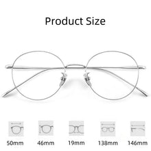 Load image into Gallery viewer, FIRADA Vintage Round Eyeglasses – Titanium Luxury Frame for Men &amp; Women
