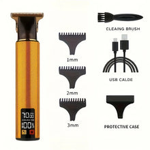 Load image into Gallery viewer, Pure metal body T9 high quality hairdresser hair salon professional razor household shaving small appliances send gift box

