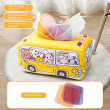 Load image into Gallery viewer, Montessori Magic Tissue Box Sensory Busy Board Toy
