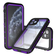 将图片加载到图库查看器，Waterproof Case For iPhone 14 13 12 11 Pro Max 14Plus 12Pro Durable Water Proof Cover Sport 360 Protect iPhone12 Mini  Waterproof Case for iPhone Drop Resistant Iphone Clear Back
