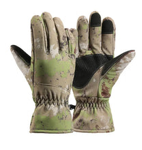 Load image into Gallery viewer, Men Women Winter Tactics Outdoors Camouflage Thickened Ski Gloves Waterproof Touch Screen Skiing Camping Cycling Fishing Glove
