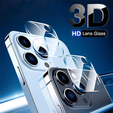 Load image into Gallery viewer, 3D Camera Glass Protectors for iPhone 13 14 Pro Max 12 Mini XR HD Back Lens Protective Glass Film on iPhone 11 12 PRO MAX X XS
