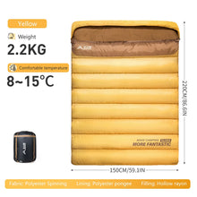 将图片加载到图库查看器，BSWOLF 2 Person Camping Sleeping Bag Four Seasons Portable Winter Sleeping Bag for Outdoor Camp Travel Hiking
