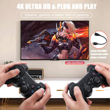 将图片加载到图库查看器，4K HD Wireless Controllers 40000+ Games 2.4G Arcade Console Support TF Card Expansion TV Mini Game Console Max 256GB for PS1
