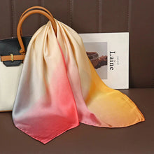 Load image into Gallery viewer, Luxury Satin Silk Square Scarf – Shawl, Hijab &amp; Fashion Wrap 2023
