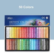 Load image into Gallery viewer, Artist Oil Pastel Set - 12/25/50 Colors, Non-Toxic Washable Crayons for Drawing &amp; Painting
