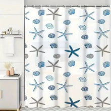 Load image into Gallery viewer, Patterned Waterproof Shower Curtain – PEVA Bathroom Partition &amp; Decor
