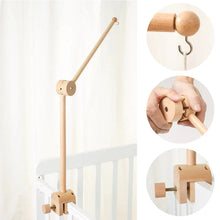 将图片加载到图库查看器，Wooden Baby Rattle Crib Mobile Holder for Newborns
