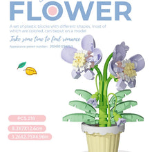Load image into Gallery viewer, Building block flower potted plant assembly toy decoration micro particle plant potted plant children's toy gift
