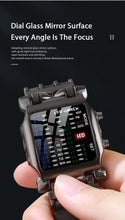 将图片加载到图库查看器，LED Watch Men Fashion Creative Crab Type Electronic Watch Luminous Binary Gift Business Style Cool Waterproof Multi Function
