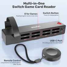 Load image into Gallery viewer, For Nintendo Switch OLED Game Switcher One-key Fast Switching Multi Gaming Card Reader 5M Wireless Control NS Accessories
