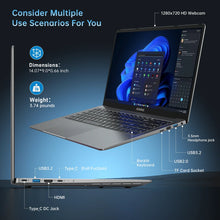 Load image into Gallery viewer, ACEMAGIC Gaming Notebook AMD Ryzen 7 5700U(Beat i7-1265U)Backlit Laptop Keyboard RAM 16GB NVME SSD 512GB 16.1" Full HD 1920x1080
