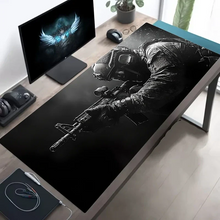 Load image into Gallery viewer, Tactical Soldier XXL Gaming Mouse Pad – Non-Slip Rubber Desk Mat with Stitched Edges &amp; Lycra Surface for FPS Gamers
