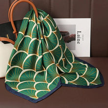 Load image into Gallery viewer, Luxury Satin Silk Square Scarf – Shawl, Hijab &amp; Fashion Wrap 2023
